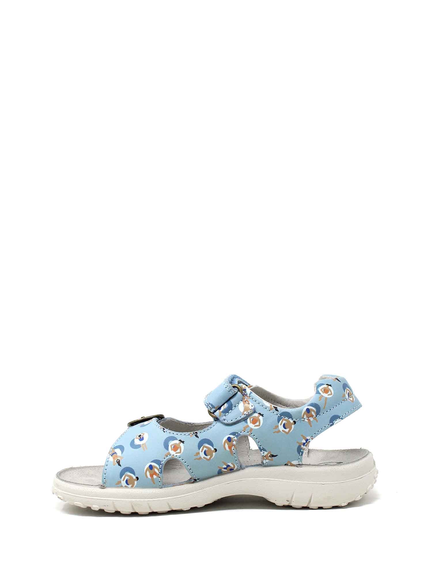 Sandali con strappi Blu Naturino