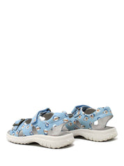 Sandali con strappi Blu Naturino