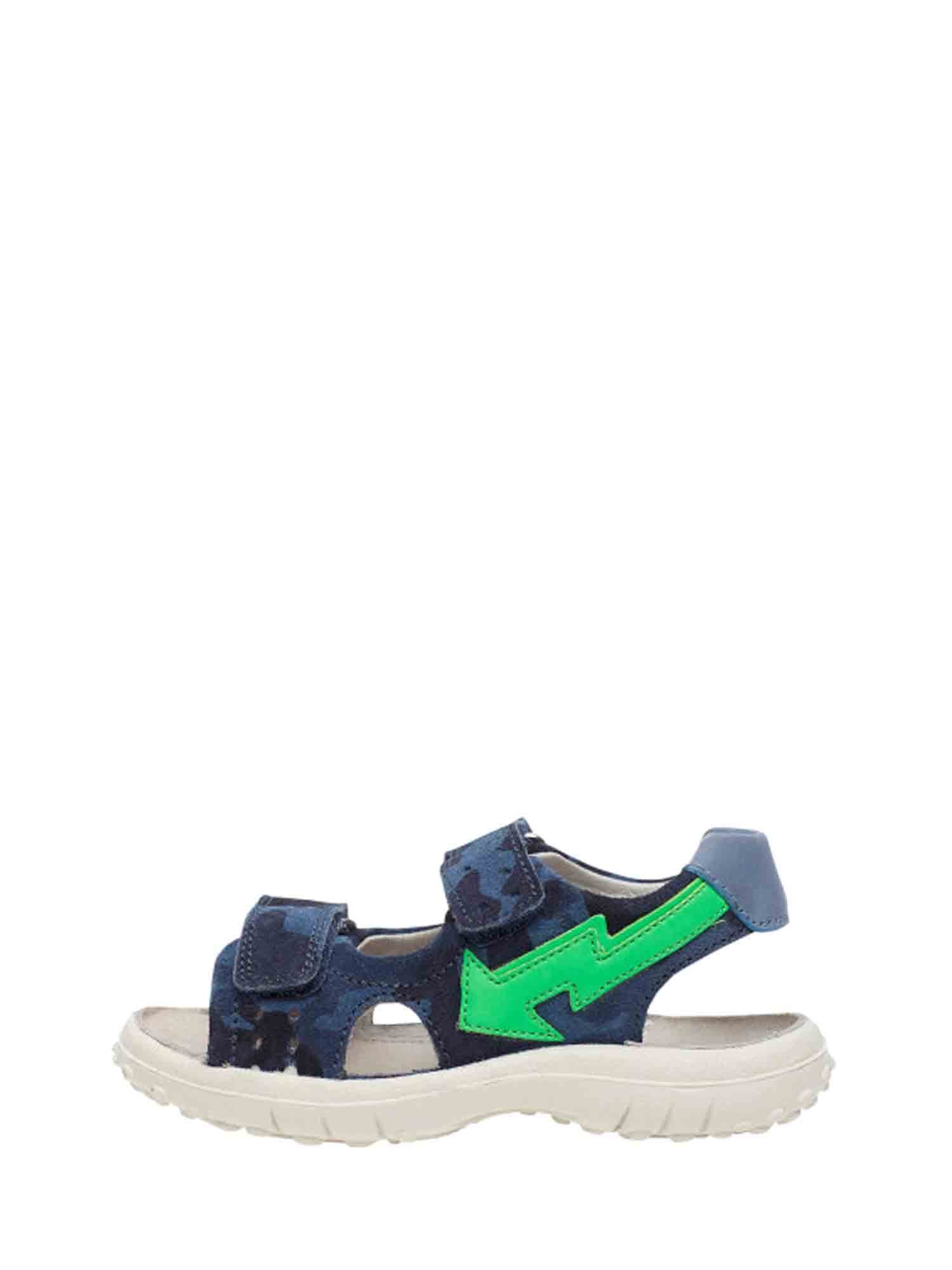 Sandali con strappi Blu Naturino