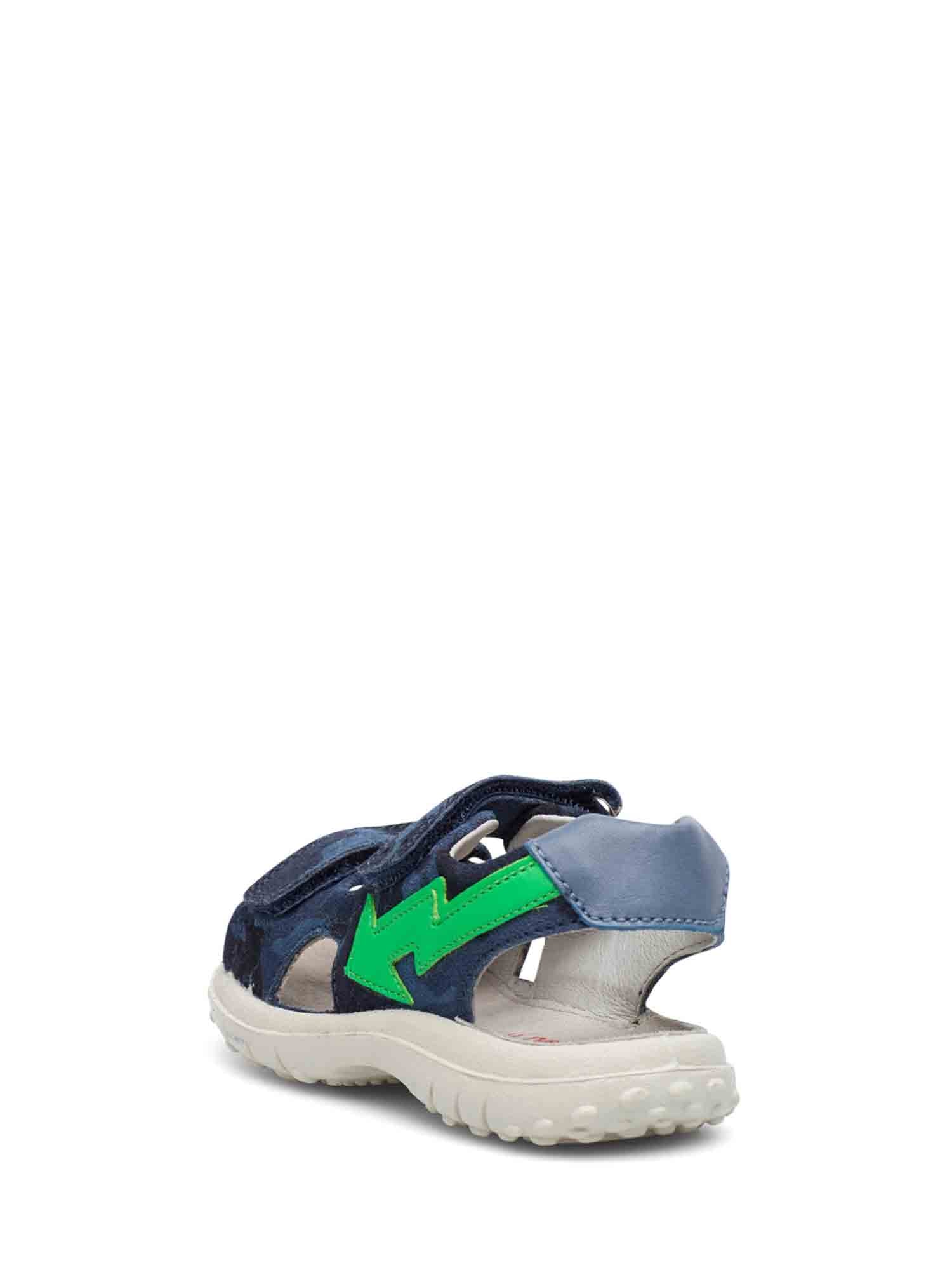 Sandali con strappi Blu Naturino