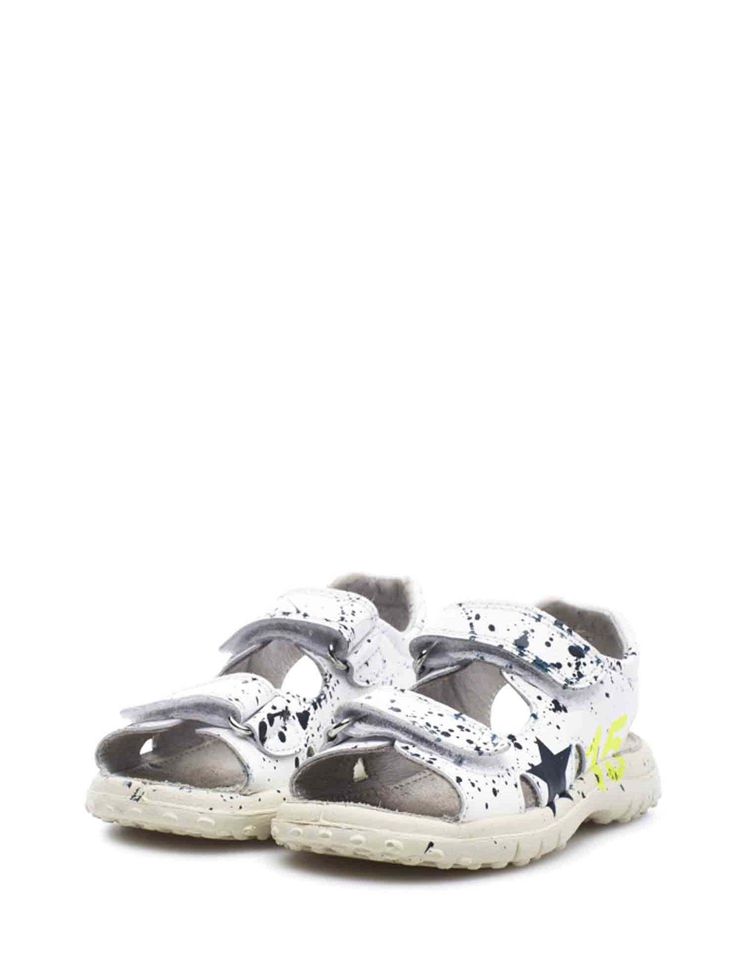 Sandali con strappi Bianco Naturino