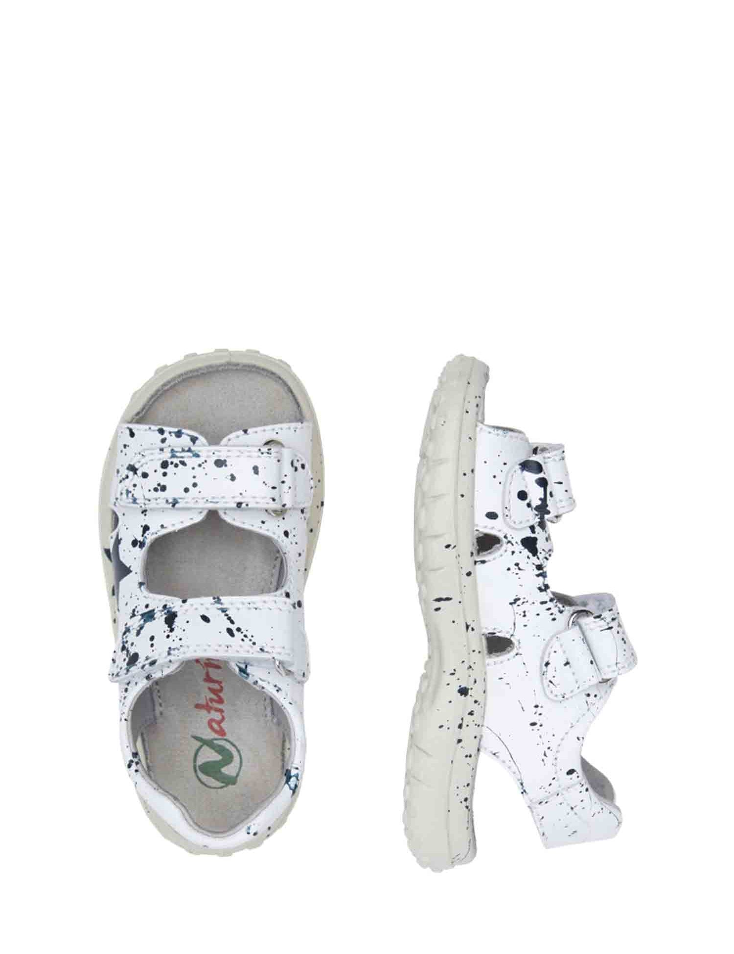 Sandali con strappi Bianco Naturino