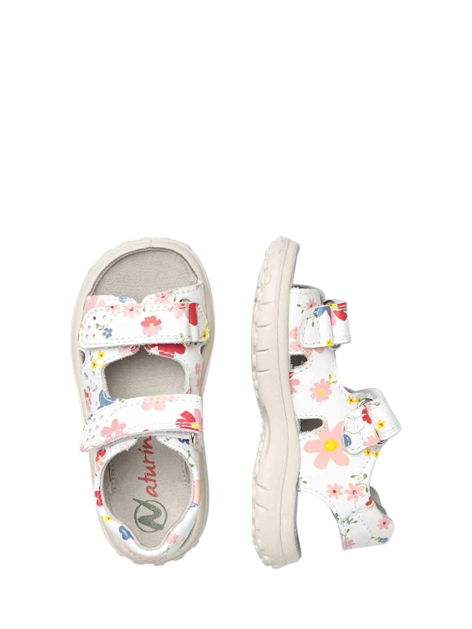 Sandali con strappi Bianco Naturino