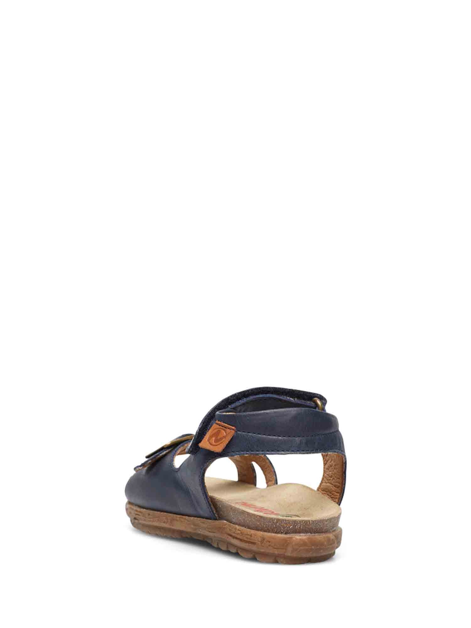 Sandali con strappi Blu Naturino