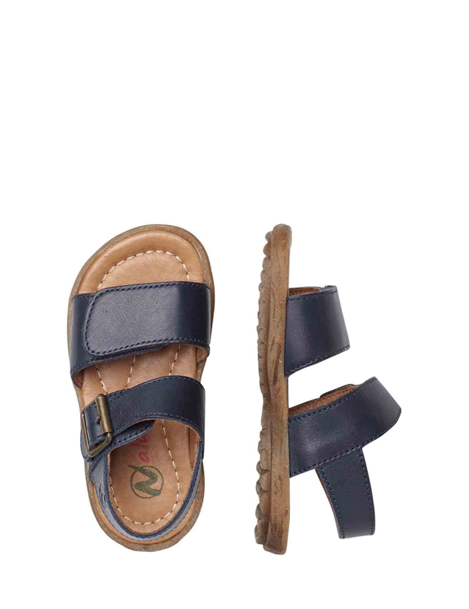 Sandali con strappi Blu Naturino