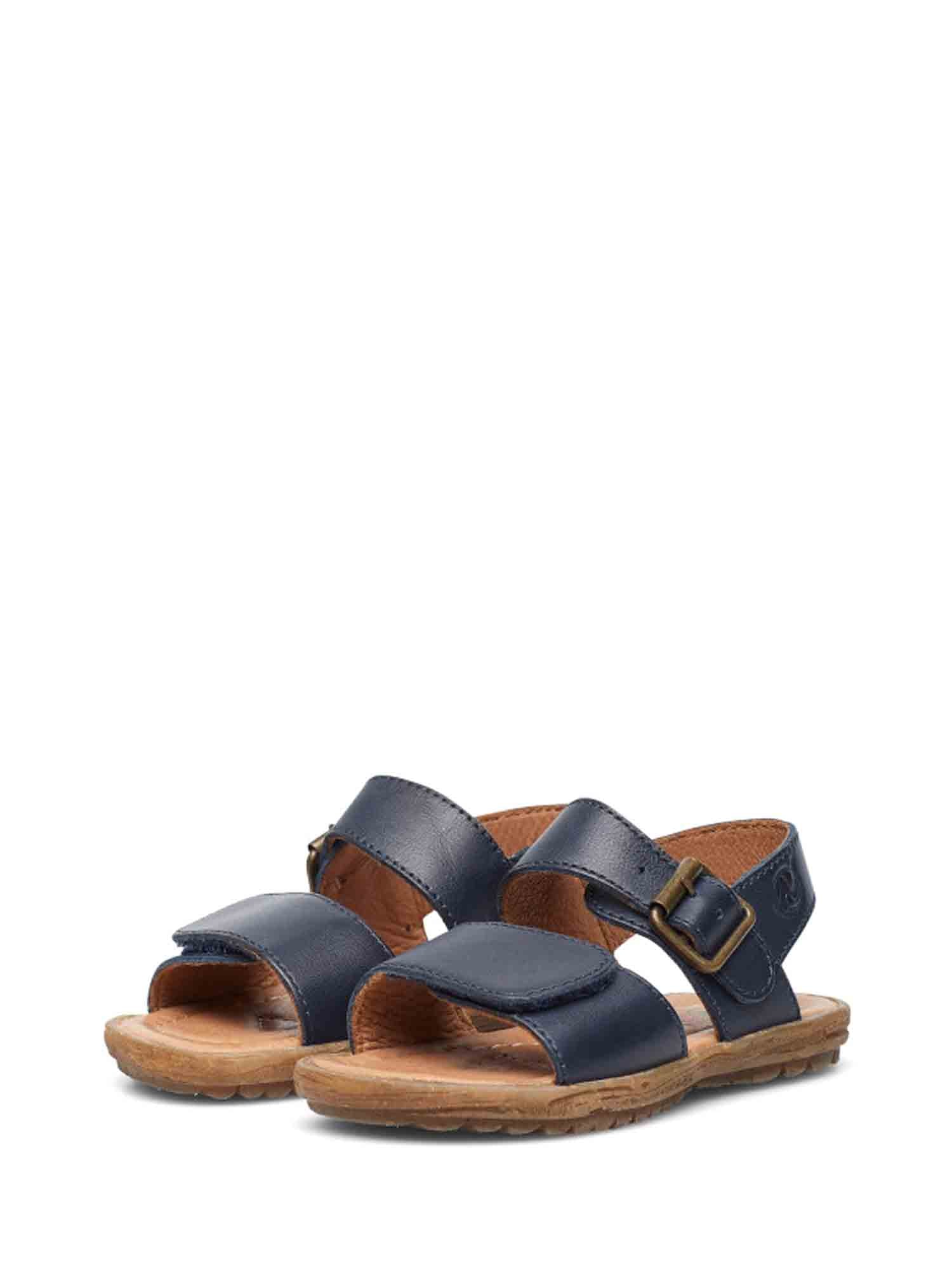 Sandali con strappi Blu Naturino