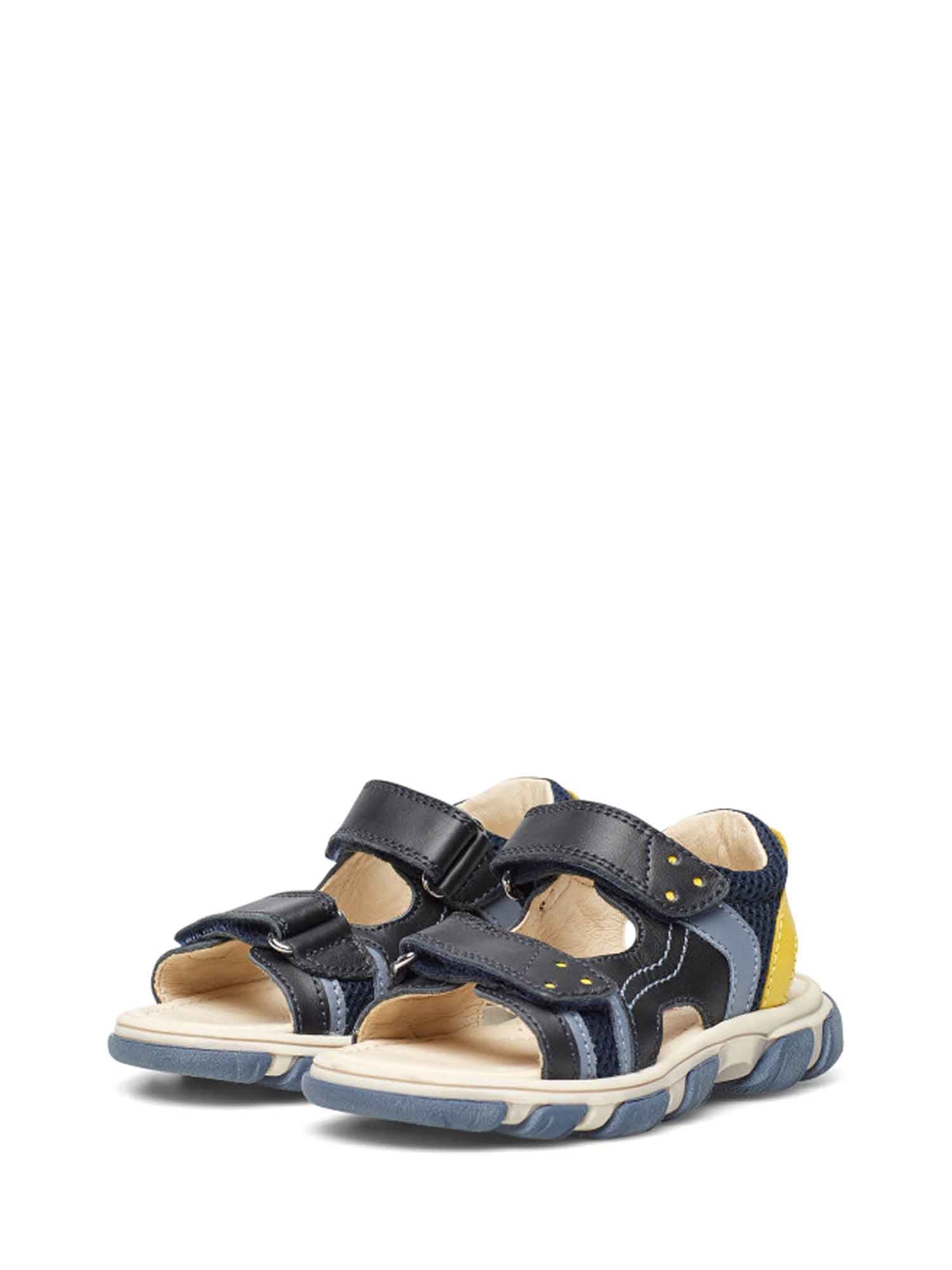 Sandali con strappi Blu Naturino