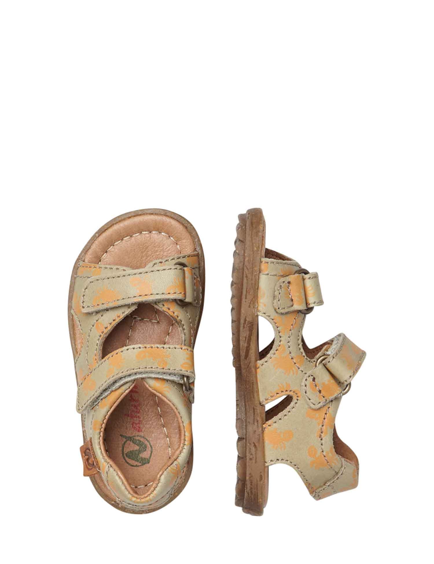 Sandali con strappi Verde Naturino