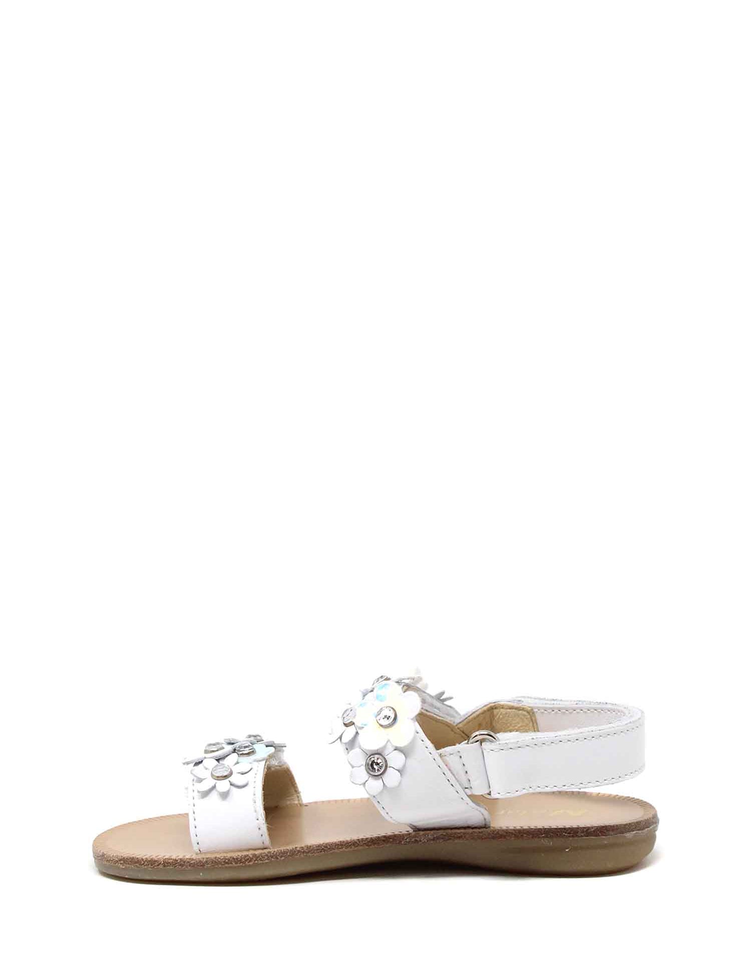 Sandali con strappi Bianco Naturino