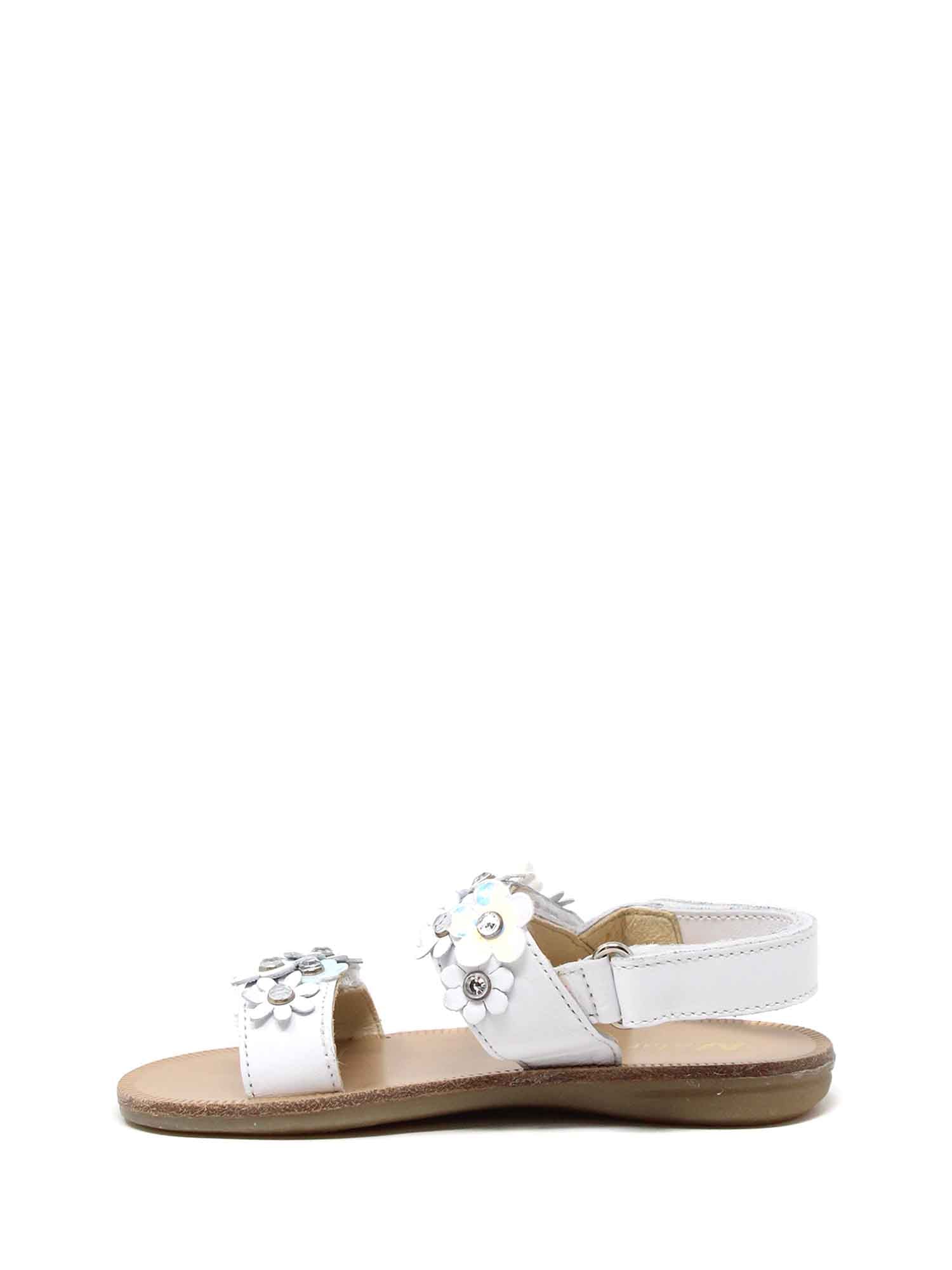 Sandali con strappi Bianco Naturino