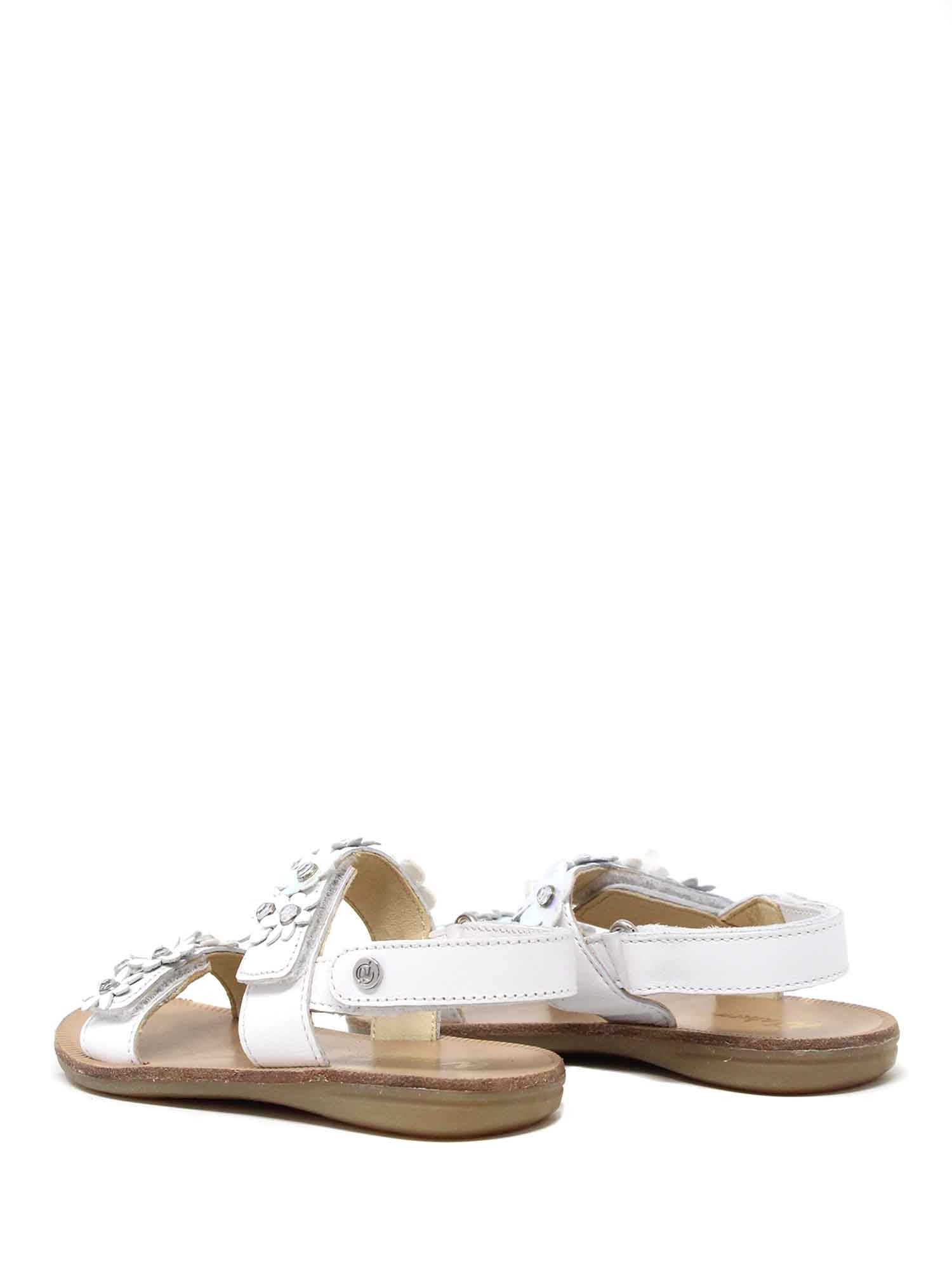 Sandali con strappi Bianco Naturino