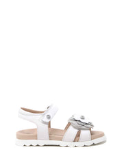 Sandali con strappi Bianco Naturino