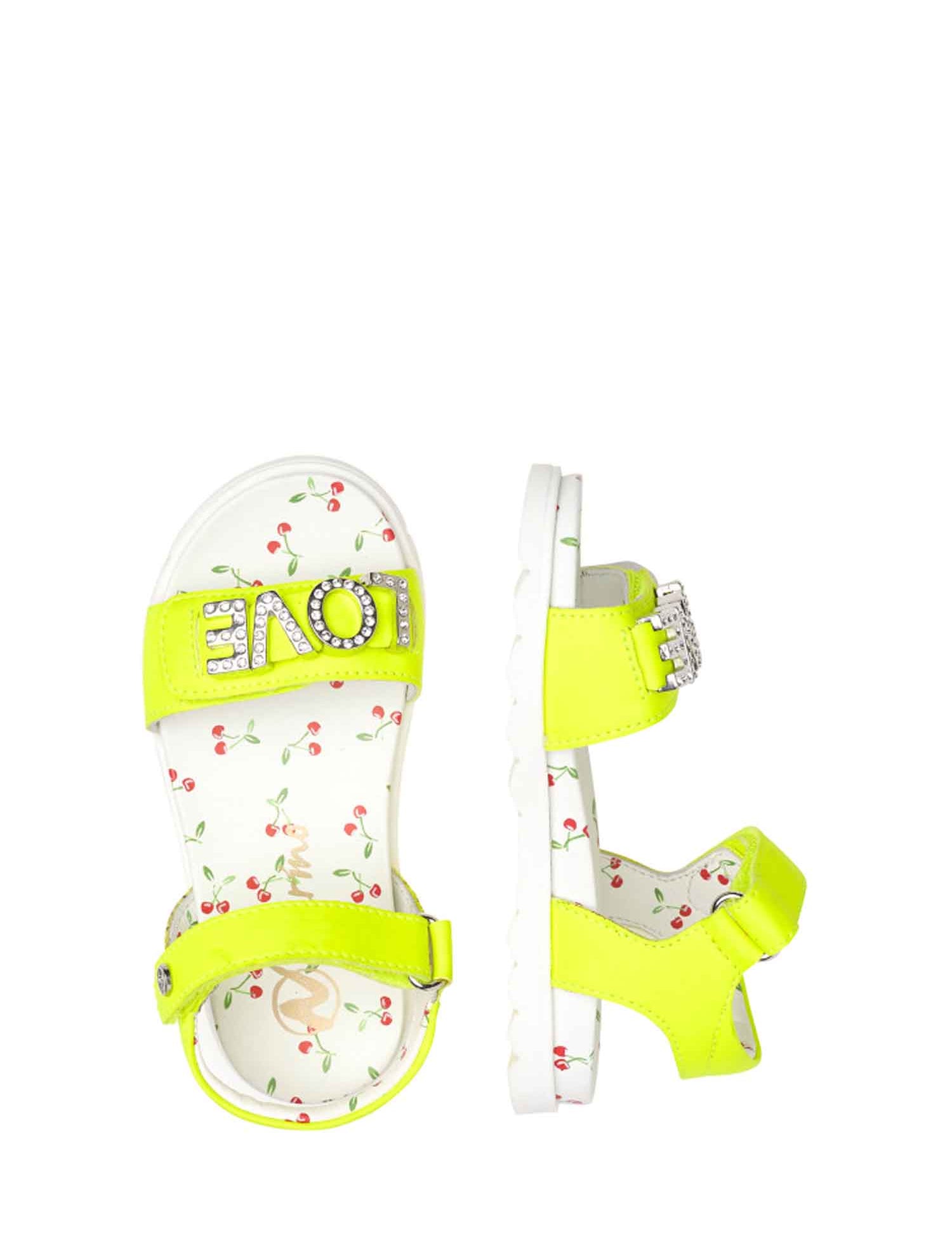 Sandali con strappi Giallo Naturino