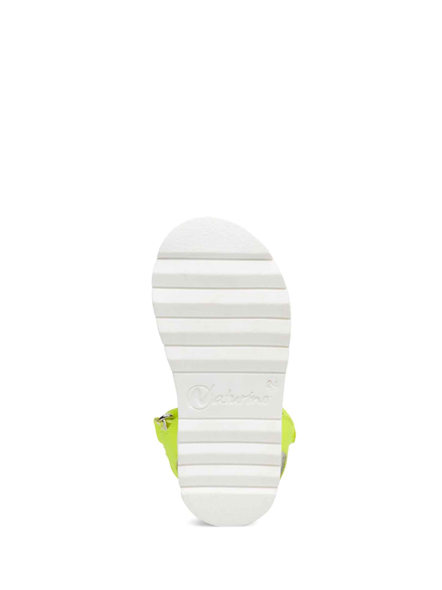 Sandali con strappi Giallo Naturino