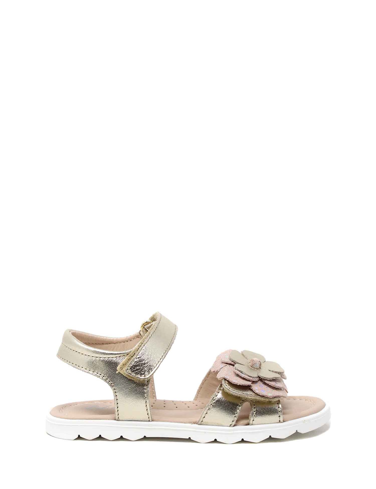 Sandali con strappi Dorato Naturino