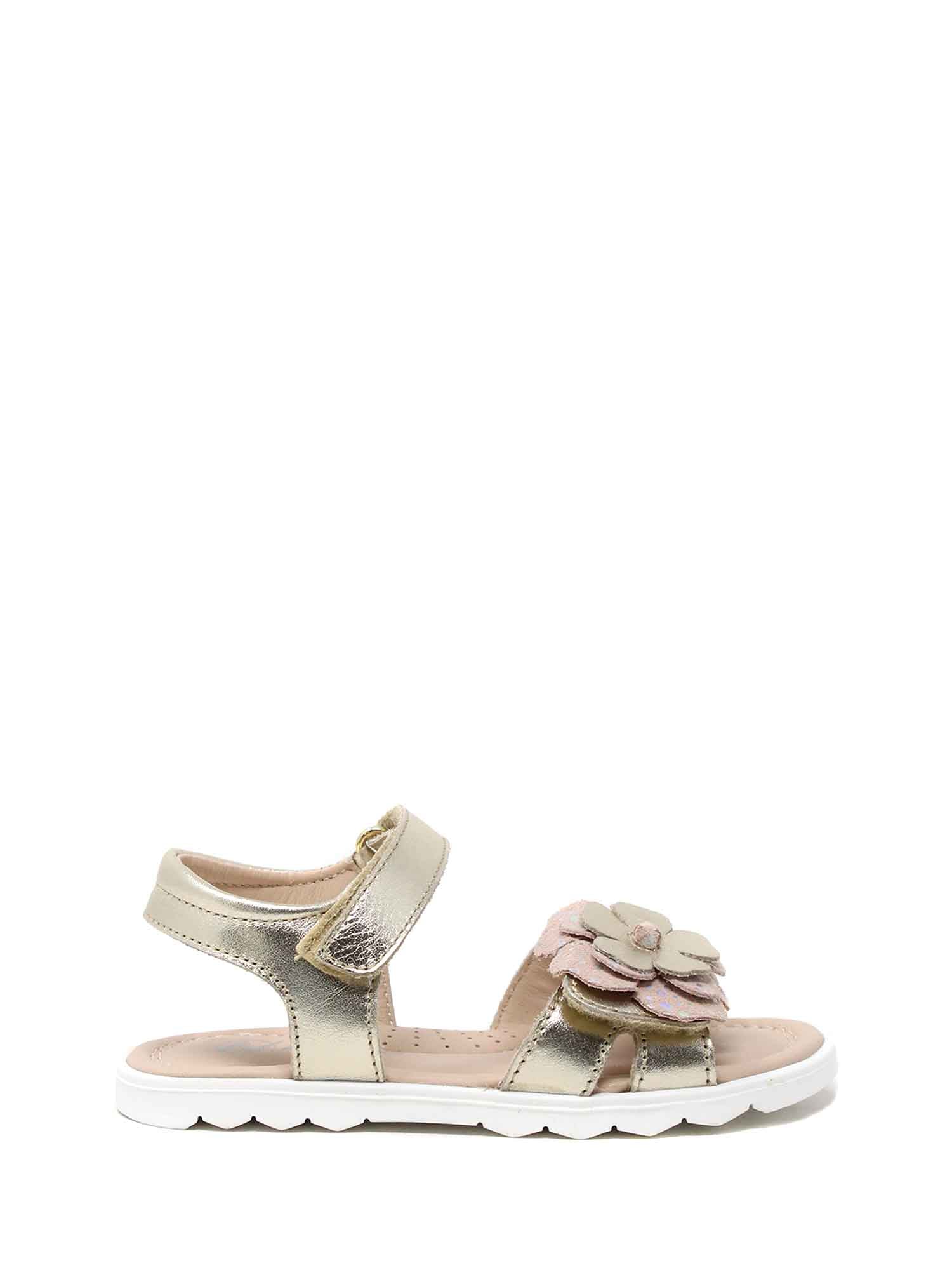 Sandali con strappi Dorato Naturino