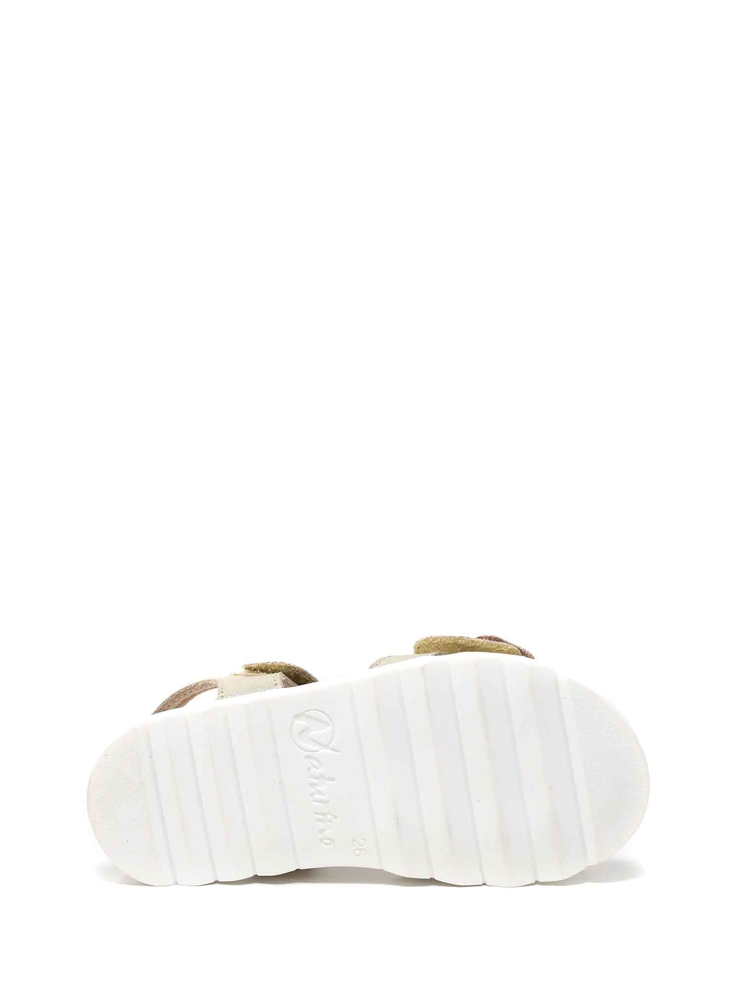 Sandali con strappi Dorato Naturino