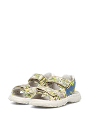 Sandali con strappi Verde Naturino