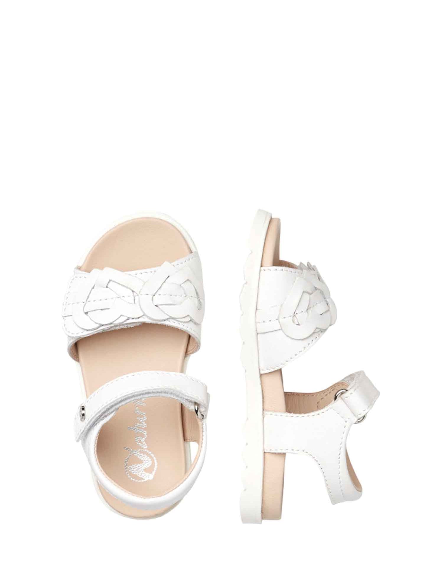 Sandali con strappi Bianco Naturino