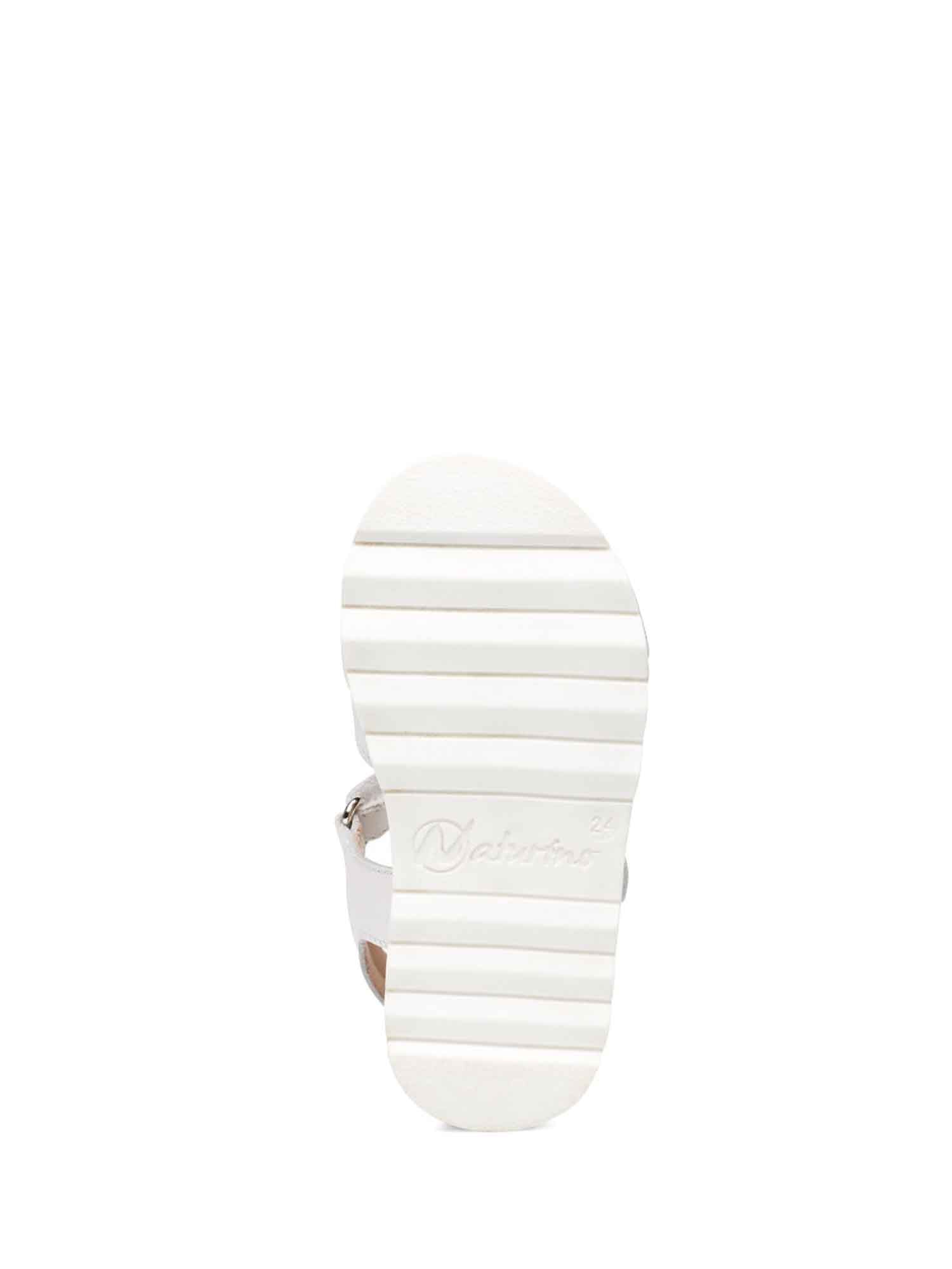 Sandali con strappi Bianco Naturino