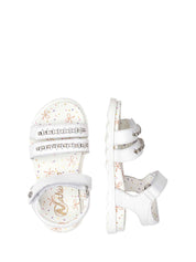 Sandali con strappi Bianco Naturino