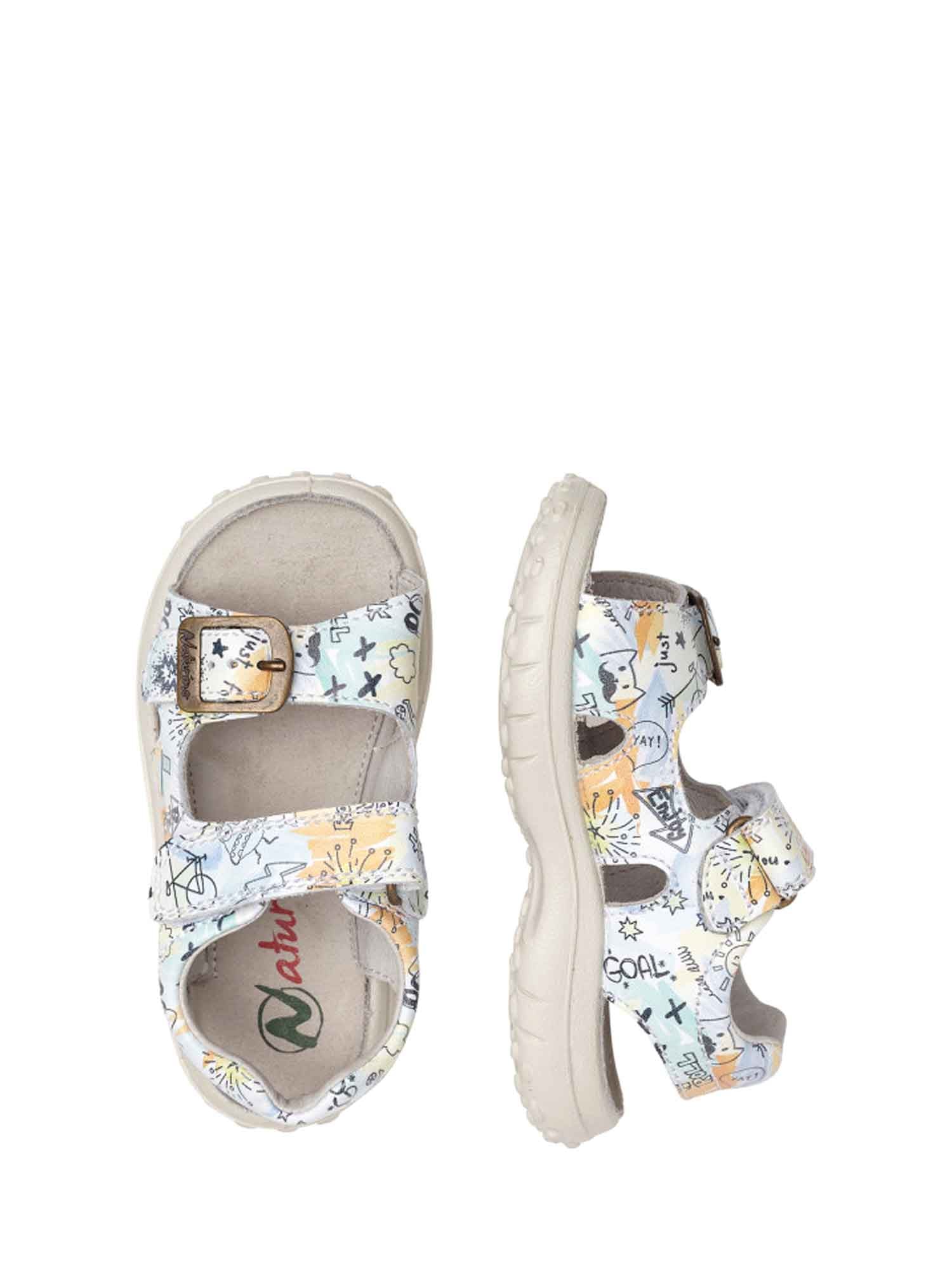 Sandali con strappi Arancio Naturino