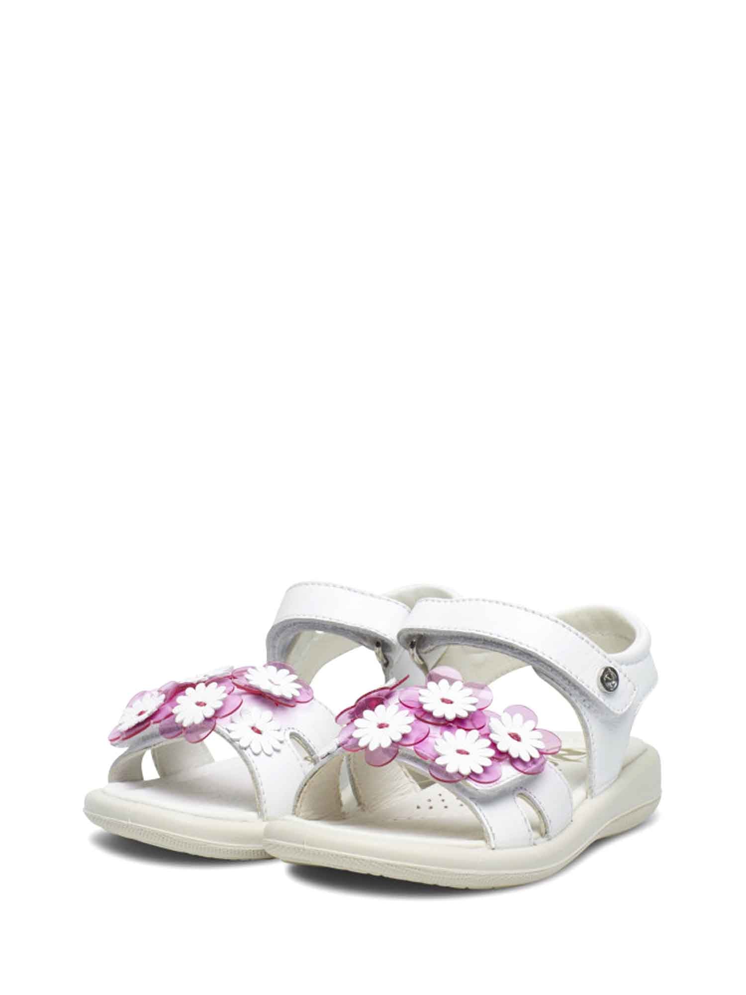 Sandali con strappi Bianco Naturino