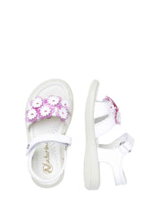 Sandali con strappi Bianco Naturino