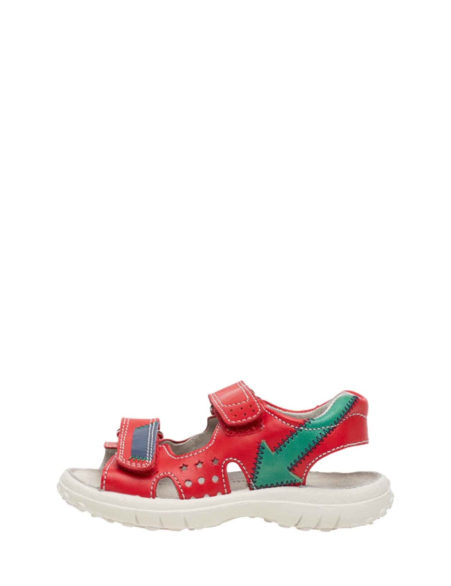 Sandali con strappi Rosso Naturino