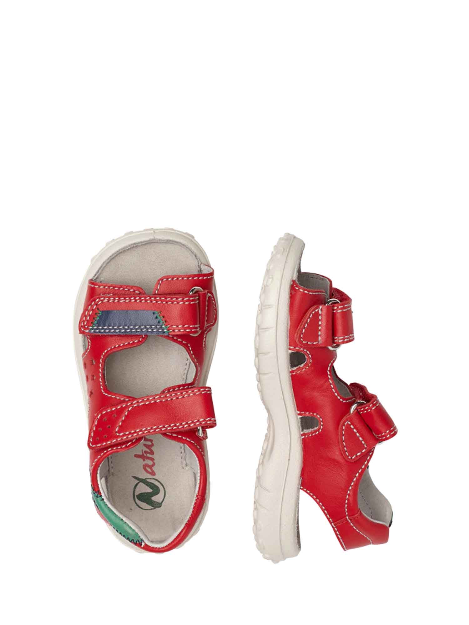 Sandali con strappi Rosso Naturino