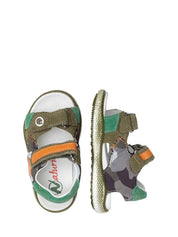 Sandali con strappi Verde Naturino