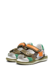 Sandali con strappi Verde Naturino