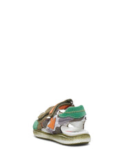 Sandali con strappi Verde Naturino