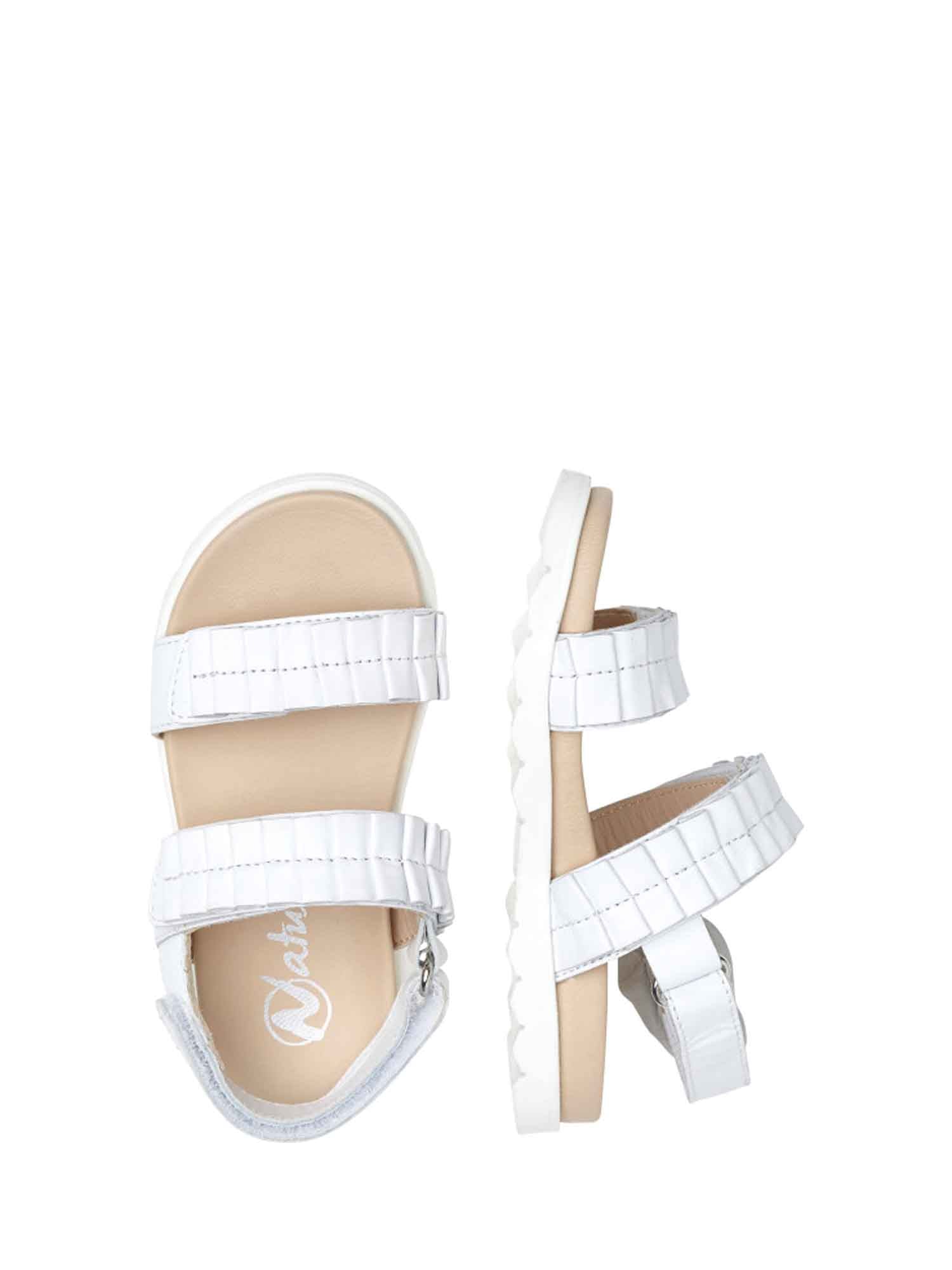 Sandali con strappi Bianco Naturino