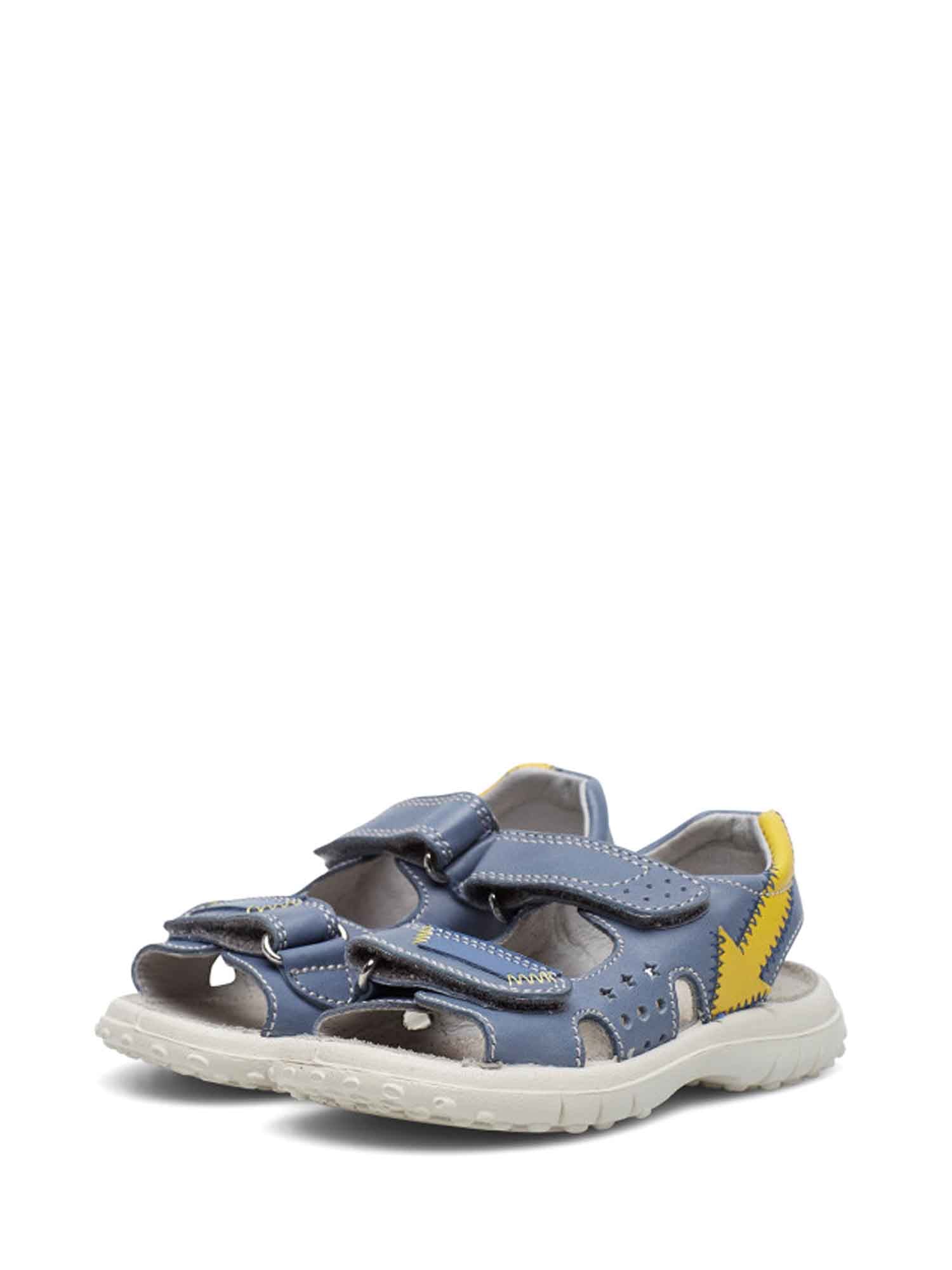 Sandali con strappi Blu Chiaro Naturino