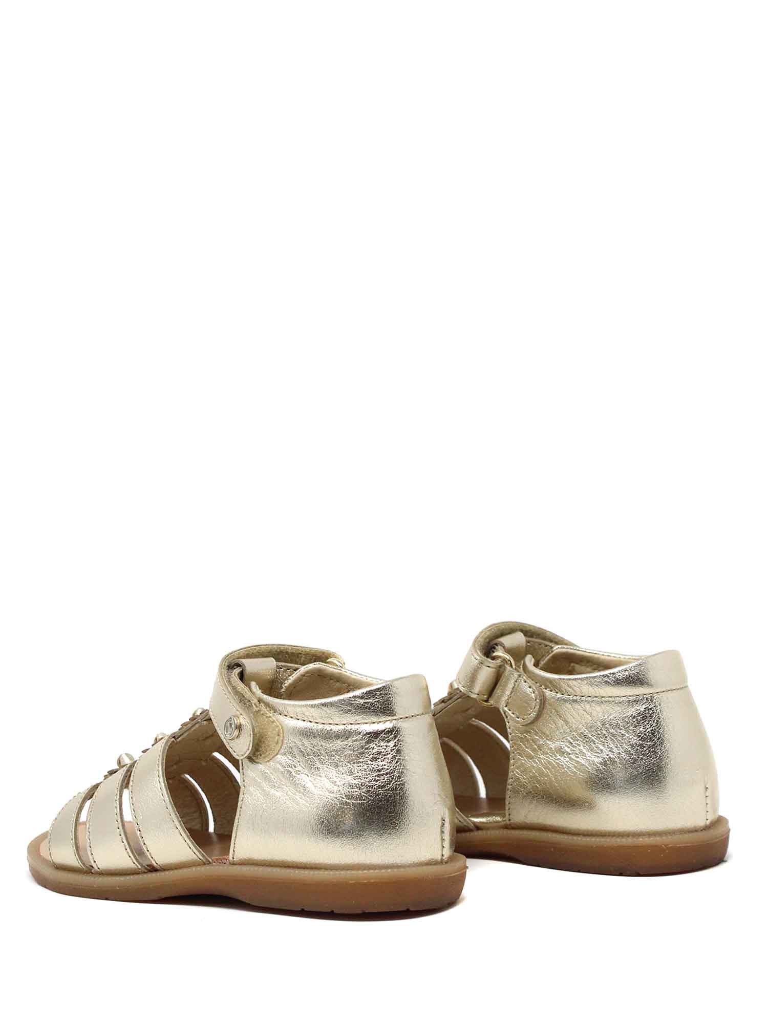 Sandali con strappi Dorato Naturino