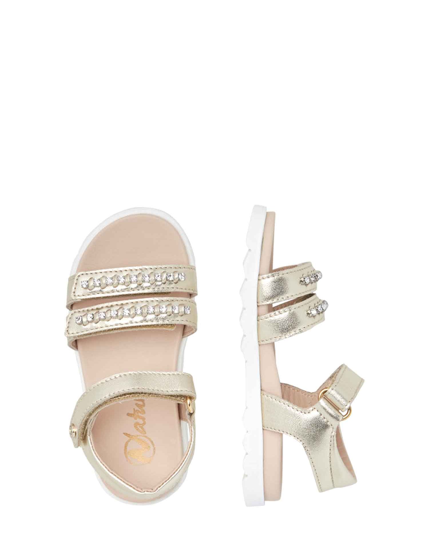 Sandali con strappi Dorato Naturino