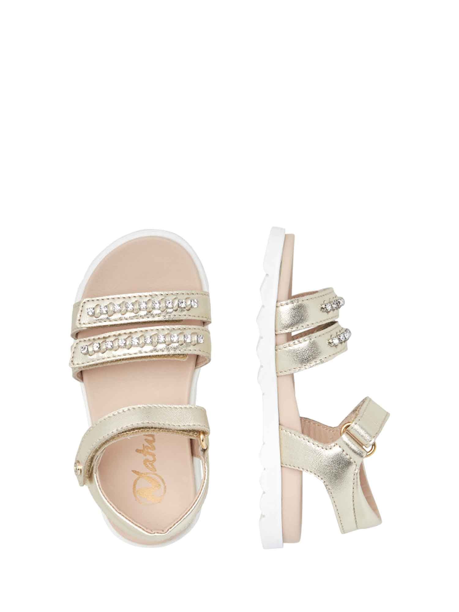 Sandali con strappi Dorato Naturino