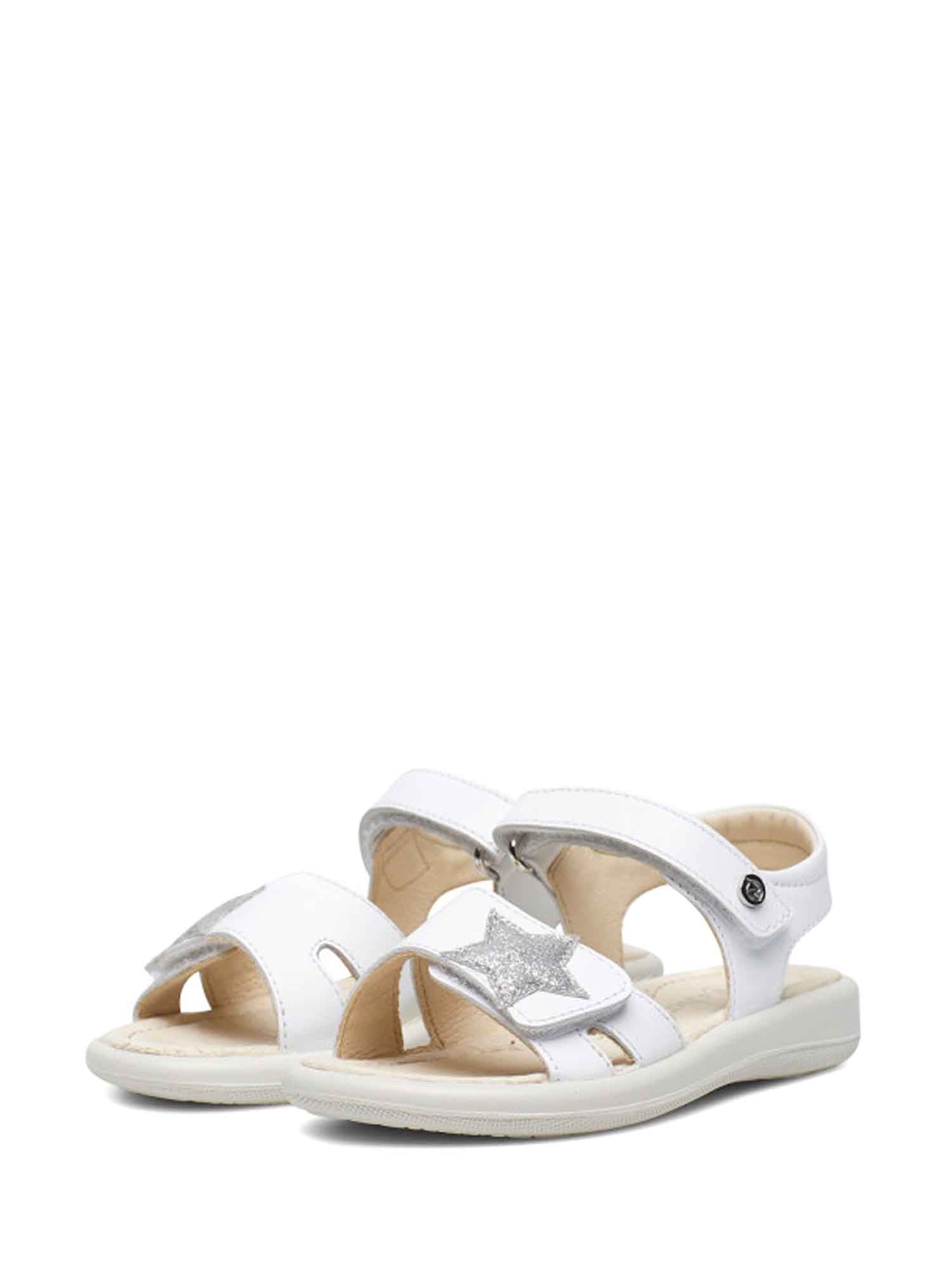 Sandali con strappi Bianco Naturino