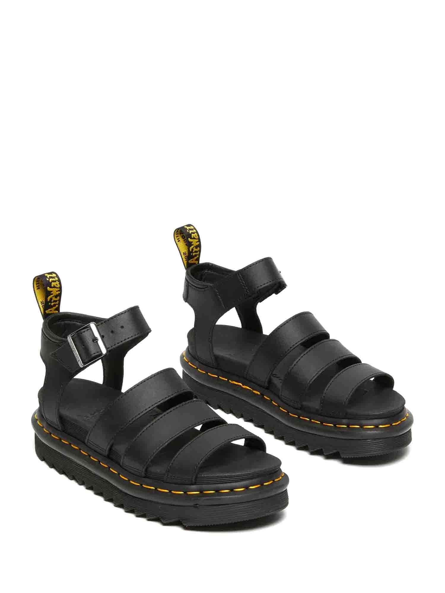 Sandali Nero Dr. Martens