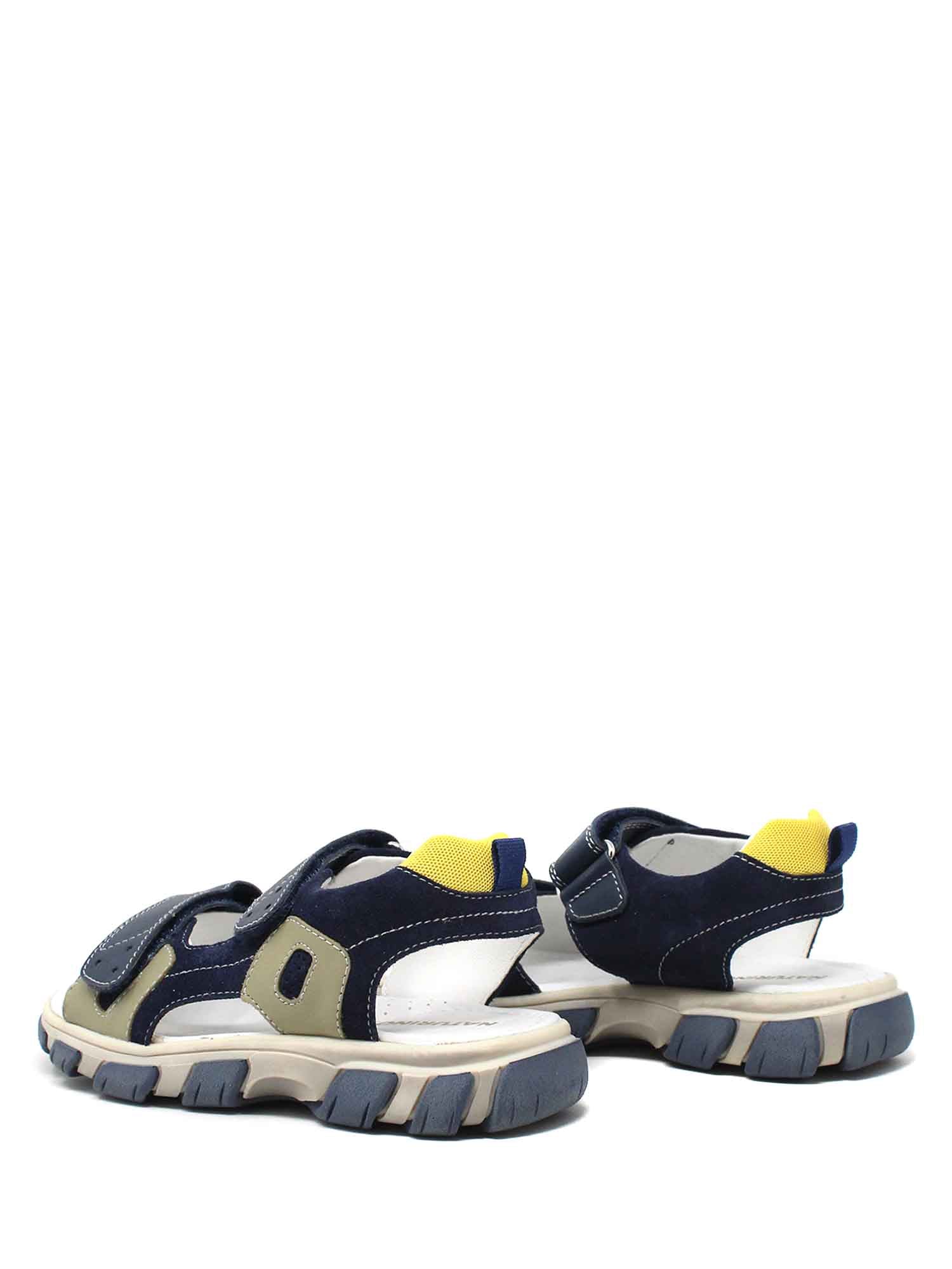 Sandali con strappi Blu Naturino