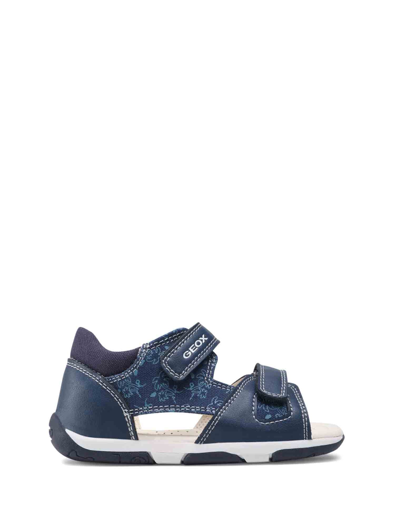 Sandali con strappi Blu Geox