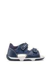 Sandali con strappi Blu Geox