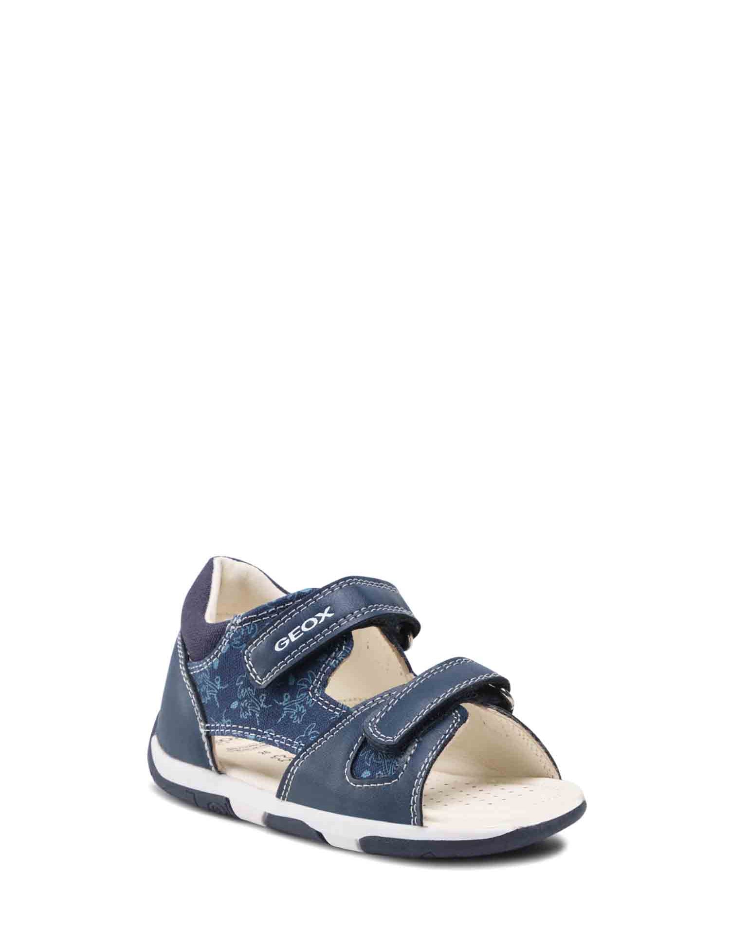 Sandali con strappi Blu Geox
