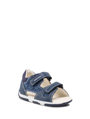 Sandali con strappi Blu Geox