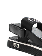 Sandali con strappi Nero Cult