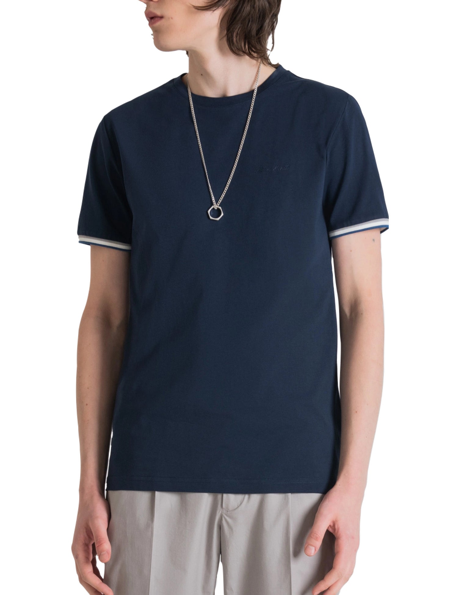 T-shirt Blu Antony Morato
