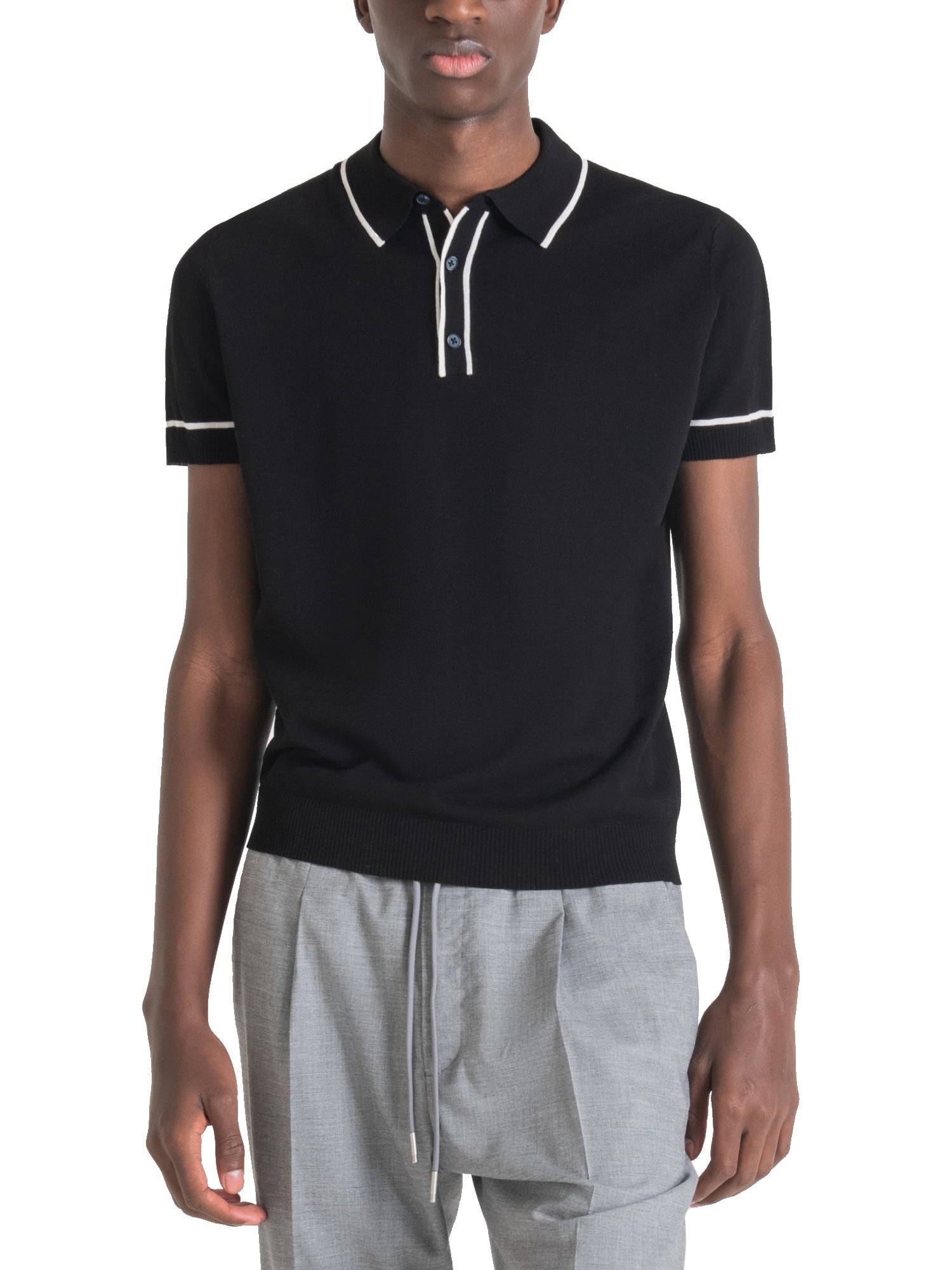 Polo Nero Antony Morato