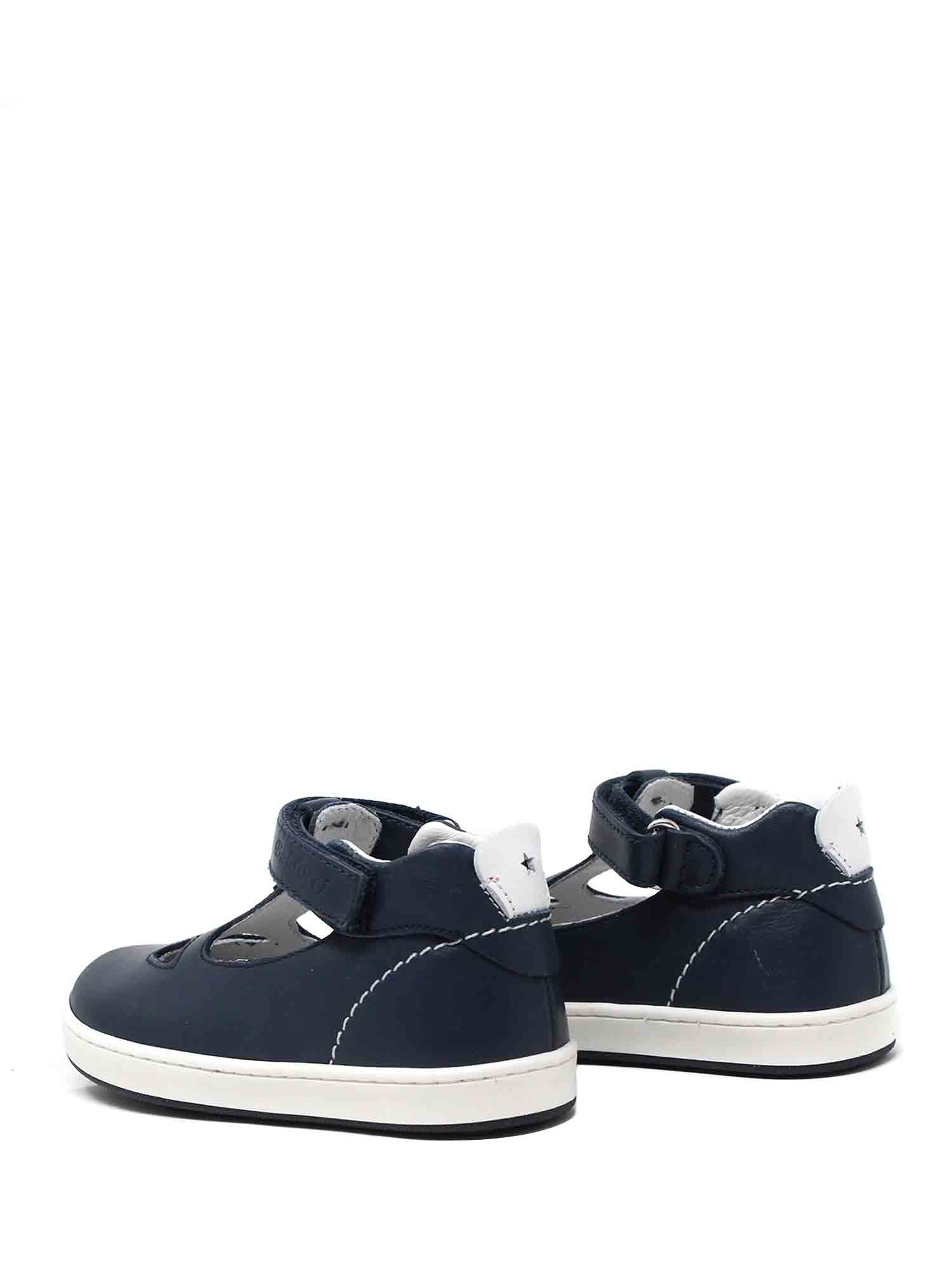 Sandali con strappi Blu Balducci