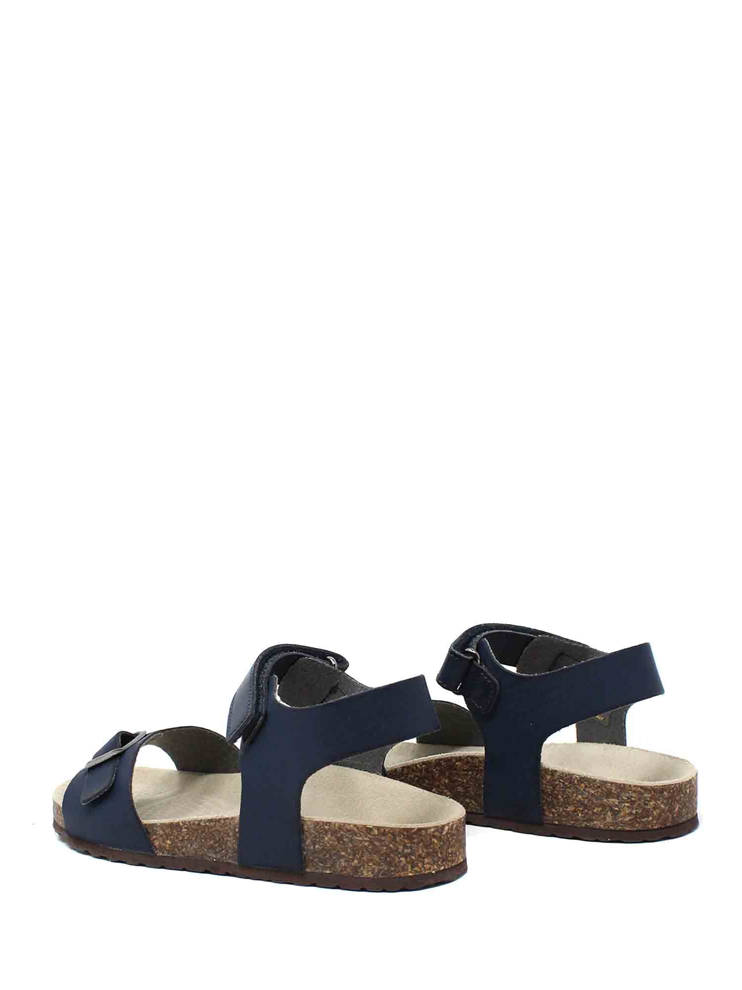 Sandali con strappi Blu Docksteps